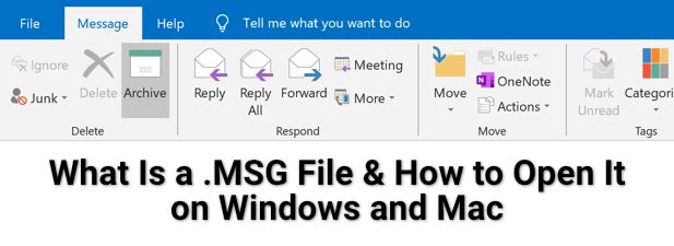 What Is a .MSG File and How to Open It on Windows and Mac image 1