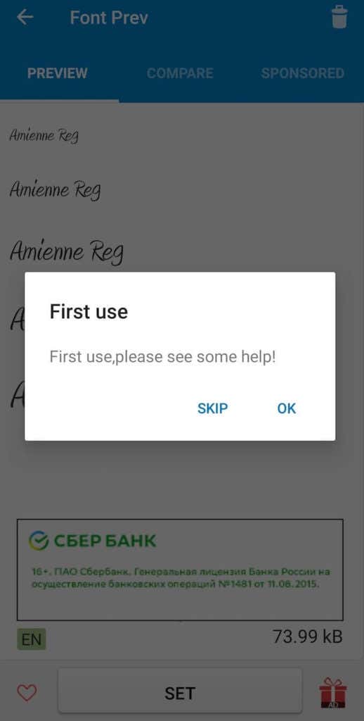 for android instal RightFont 8