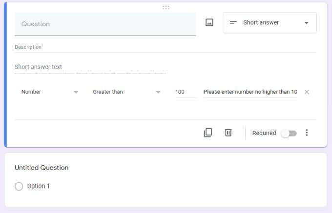 How to Set Up Response Validation in Google Forms image 5
