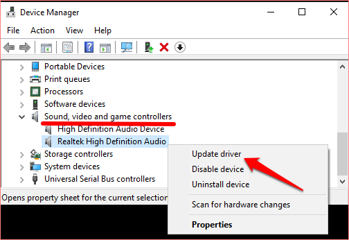 disable high volume warning windows 10