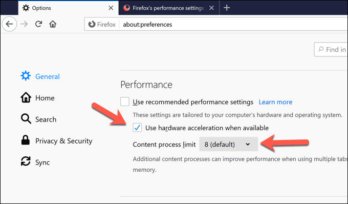 how much memory should firefox use