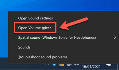 chrome not showing up in volume mixer