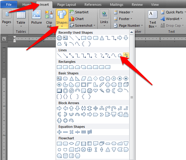 How to Draw in Microsoft Word image 8