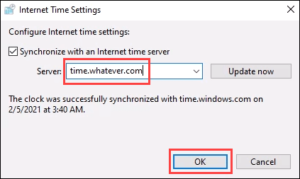 add clock to desktop windows 10