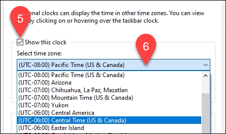 add clock to windows 10 desktop