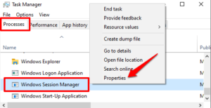 Windows session manager что это