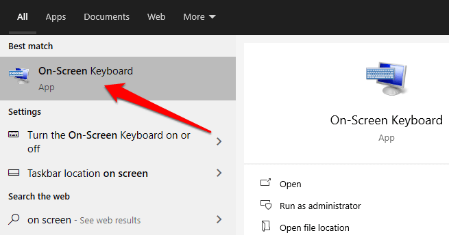 8 Ways to Enable On Screen Keyboard on Windows 10 - 29
