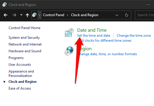 How do you change date and time of a computer How To Fix The Clock On Windows 10