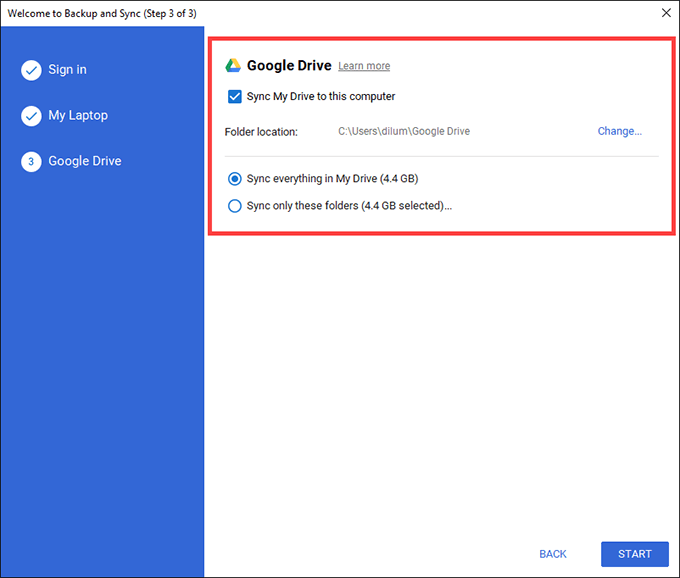 Does Google Drive backup files?