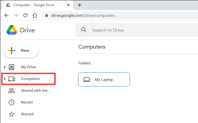 google drive select folders to sync
