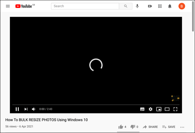 youtube videos are just black screens