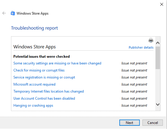 cannot open windows 10 apps