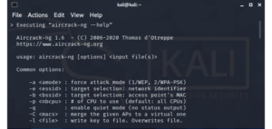 how to use aircrack ng in kali linux