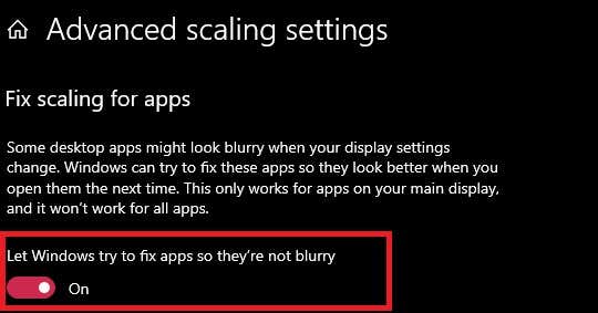 How to Fix Windows 10 Blurry Text Issues image 6