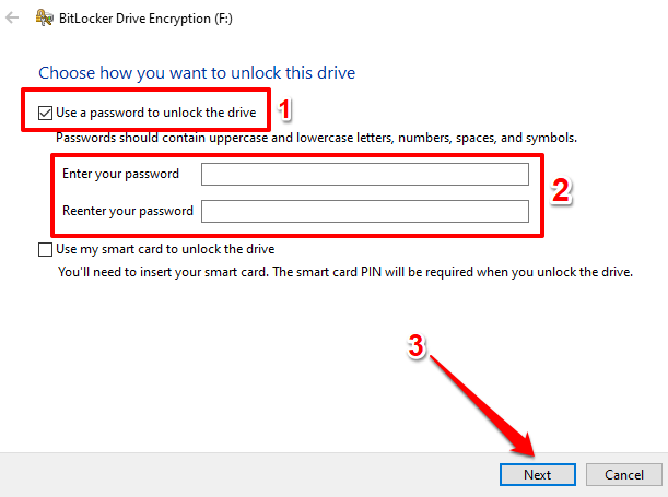 How to Set a Password for an External Hard Drive - 96