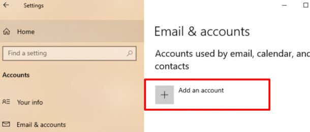 how to change default microsoft account in windows 10