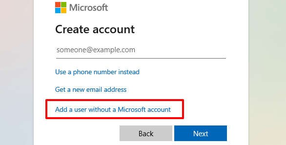 change the microsoft account on windows 10
