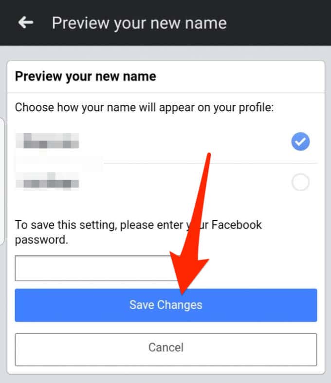 How to Change Your Name or Username on Facebook - 26