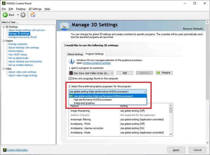 How to Switch Between Dedicated GPU and Integrated Graphics - 54