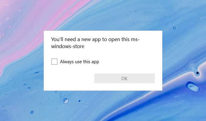Fix  You ll need a new app to open this ms windows store  Error in Windows - 83