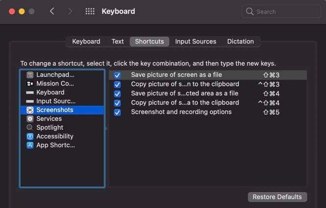 mac screenshot to clipboard