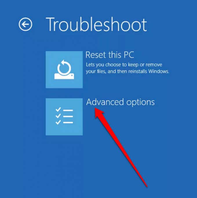 your pc did not start correctly windows 8