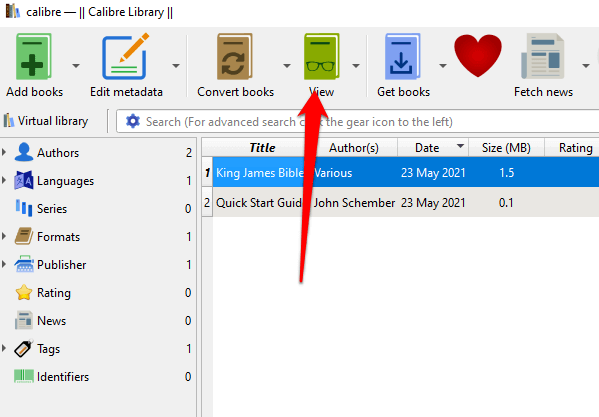 how to put calibre library onto another computer