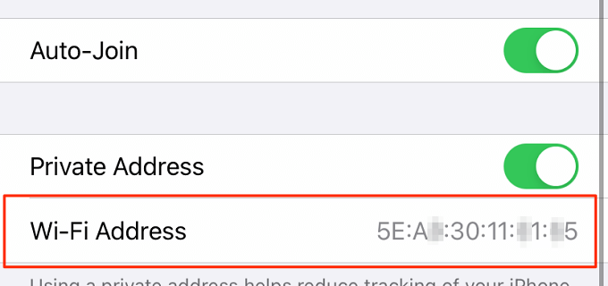 how to find device mac address