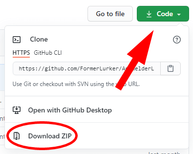github download folder