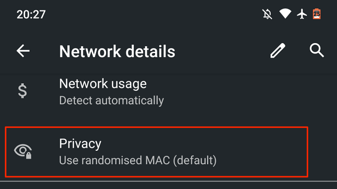 how to find mac address on ipad