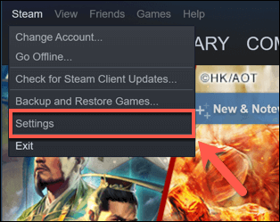 steam settings for mac