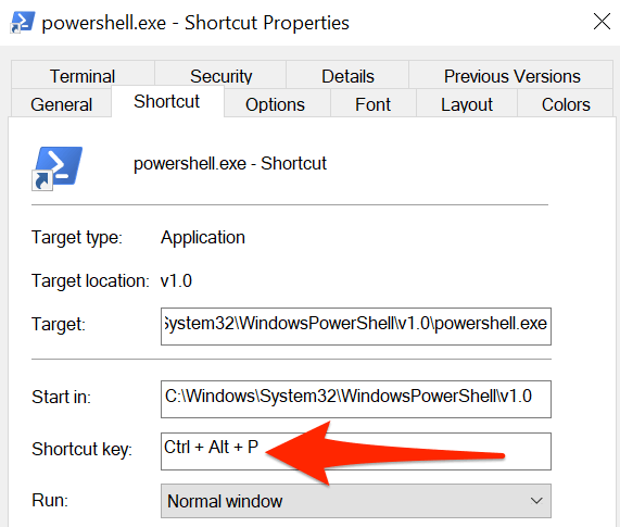 How to Set Up Command Prompt and PowerShell Keyboard Desktop Shortcuts - 48
