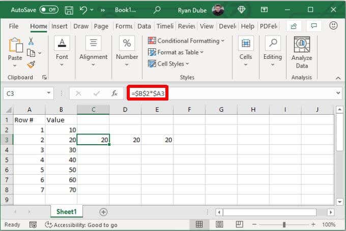 How to Use Absolute References in Excel - 62