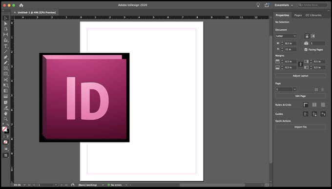 how to insert text box in indesign