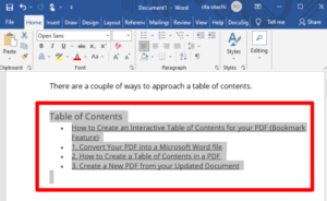 How to Fix Bookmark Not Defined Error in Word