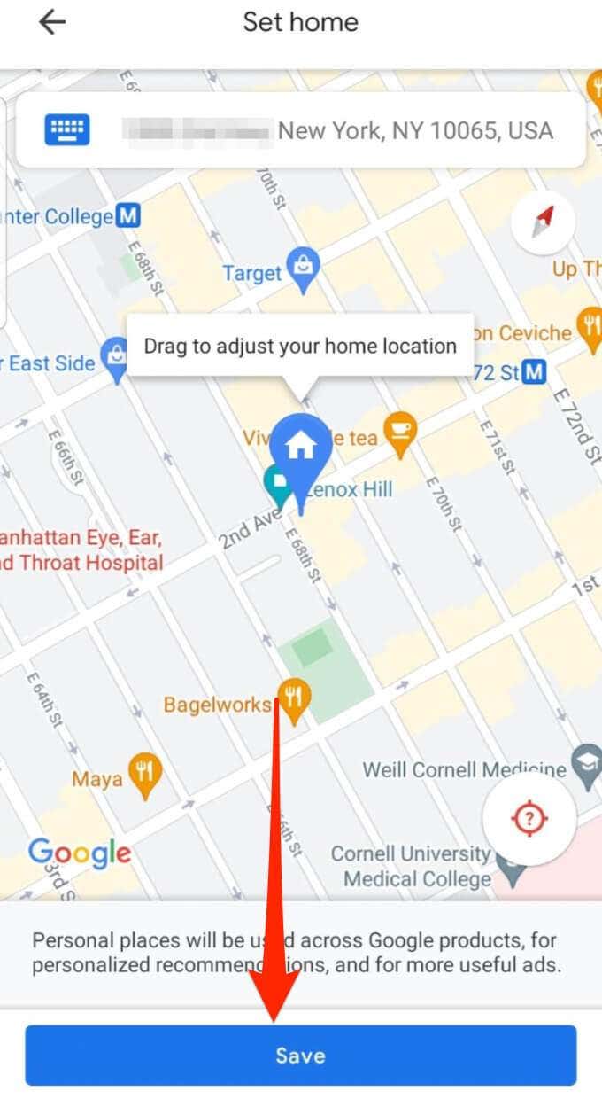 How To Set Your Home Address In Google Maps