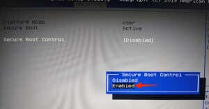 How to Disable Secure Boot on Windows 10