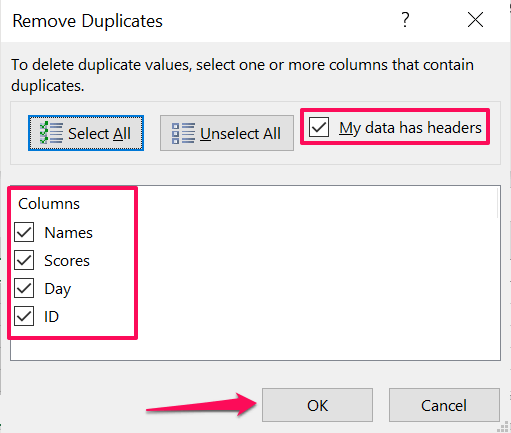 excel for mac 2016 delete duplicates leave one