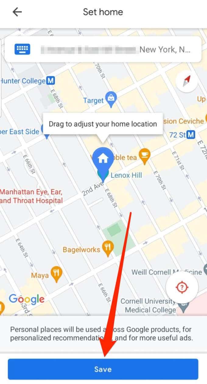 How To Set Your Home Address In Google Maps