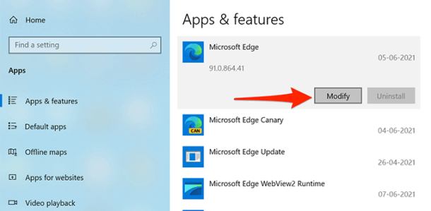 how to remove edge from windows 10