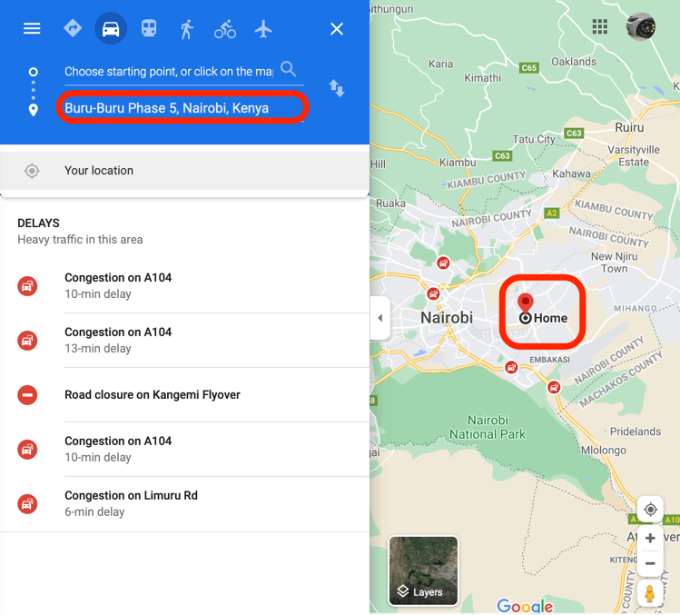 How to Set Your Home Address in Google Maps - 76