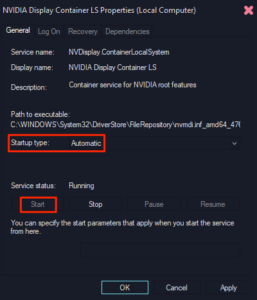 nvidia control panel not opening windows 10 updated