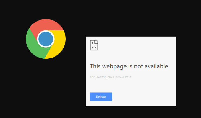 web page not available chrome