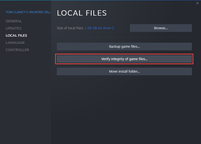 Validating Steam files is Stuck or Takes forever