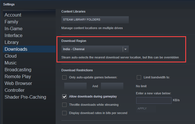 how to auto shutdown after steam download