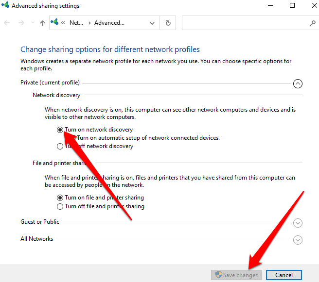 affældige træner isolation Fix Cannot Access or See Shared Folder from a Windows 10 PC