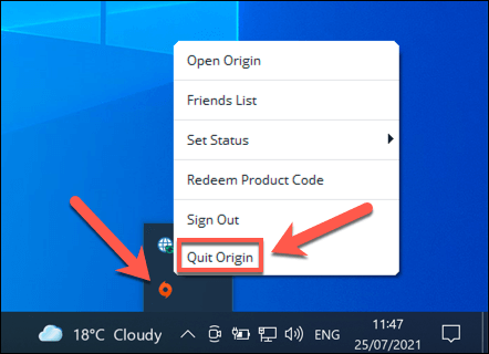 Origin won't load - Answer HQ