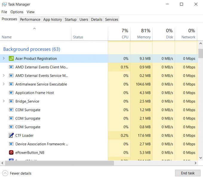 How to Set Process Priority in Task Manager on Windows 10 - 19