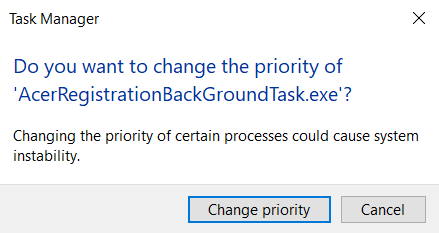 How to Set Process Priority in Task Manager on Windows 10