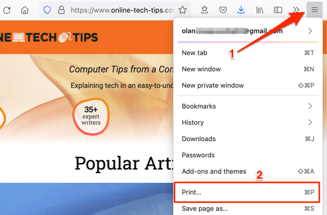 How To Save A Web Page As A Pdf On Mac And Windows